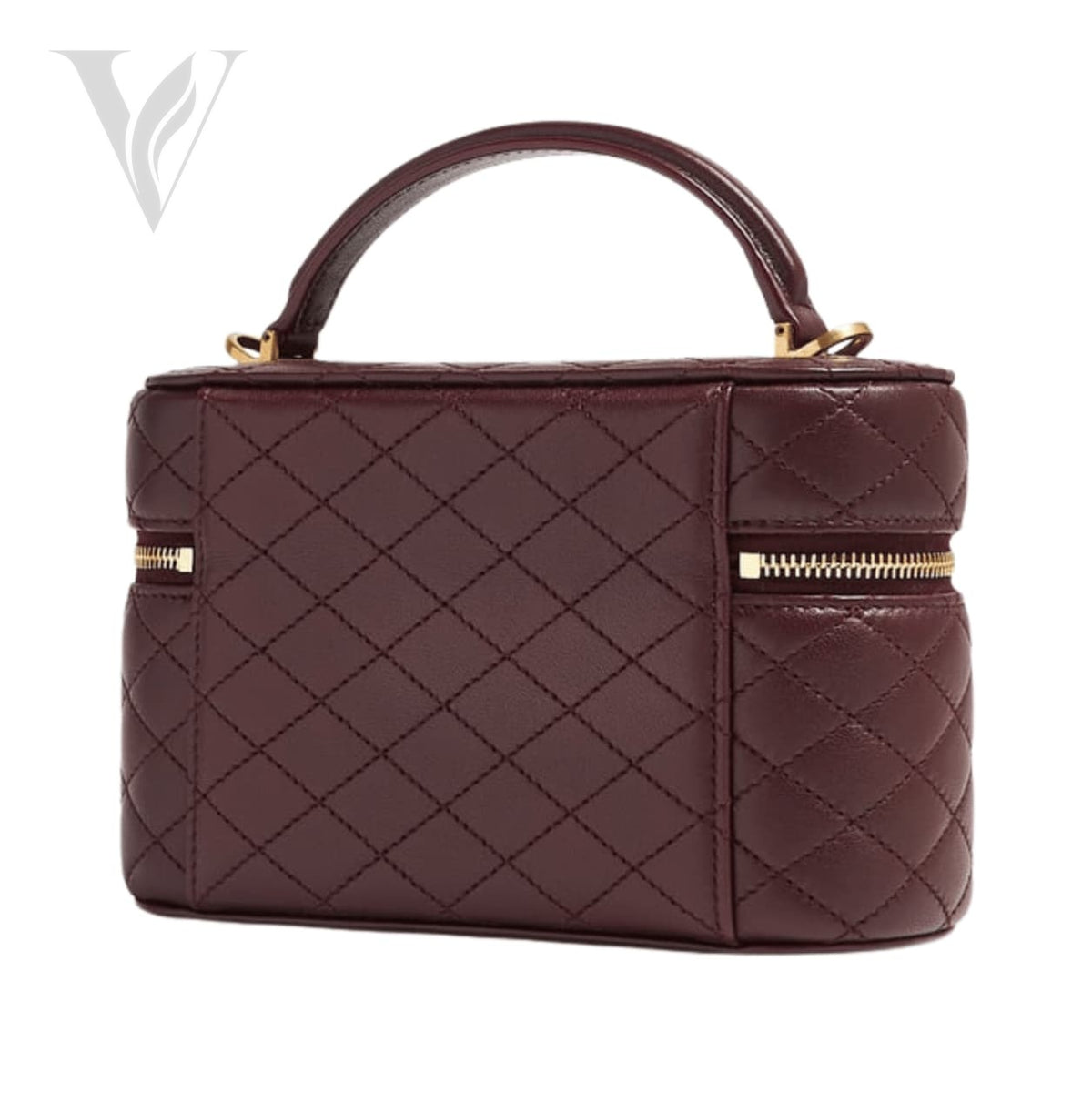 Saint Laurent Gaby Vanity Bag - Rich Burgundy – View 2