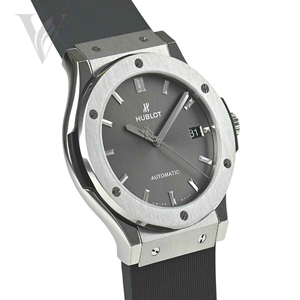 Hublot Classic Fusion Ladies Watch - Grey Titanium Tone – View 3