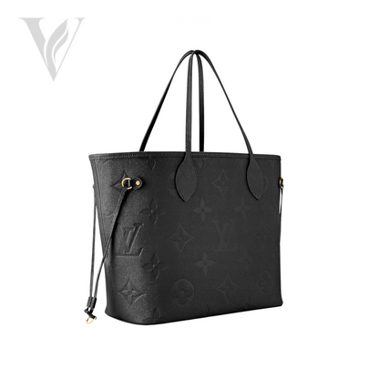 Louis Vuitton Neverfull MM Monogram Bag - Black – View 2
