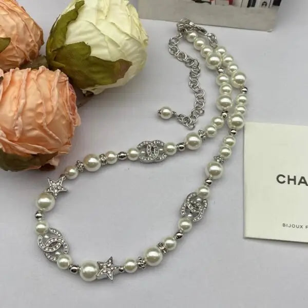Elegant Brooch Crystal Lettering Cc Logo - view 5