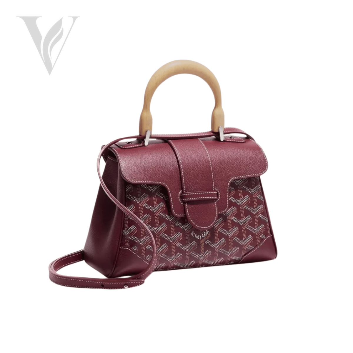 Goyard Saigon Souple Mini Bag - Burgundy – View 2
