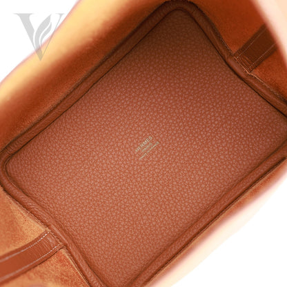 Hermès Éclat Picotin Lock 18 Bag - Gold Hardware, Clemence – View 7