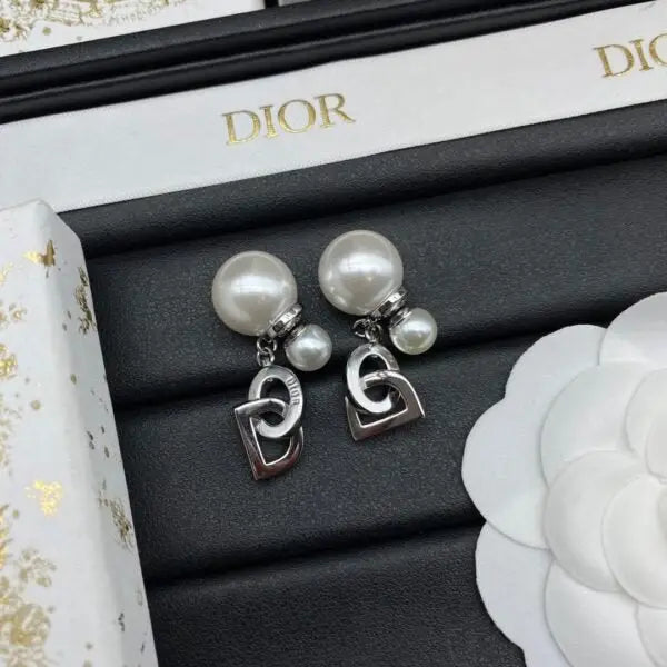 Clean-Finish Cd Navy Pearl Earrings Si Er - view 5