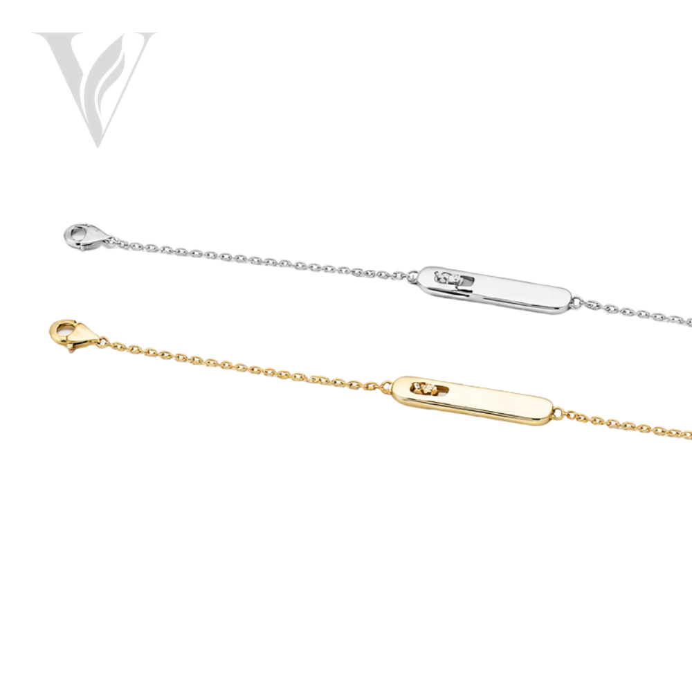 Messika Uno Multi Row - Yellow Gold, Diamond Detail