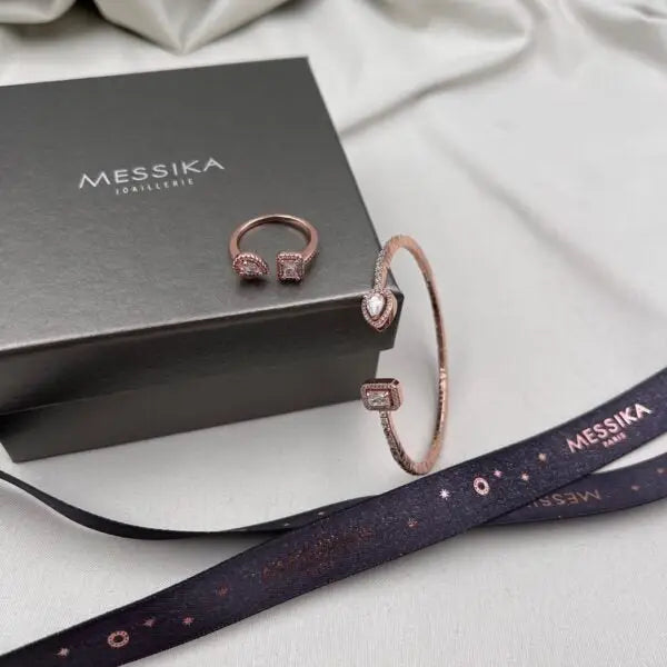 Statement Moi Set Rose Gold Diamonds - view 5