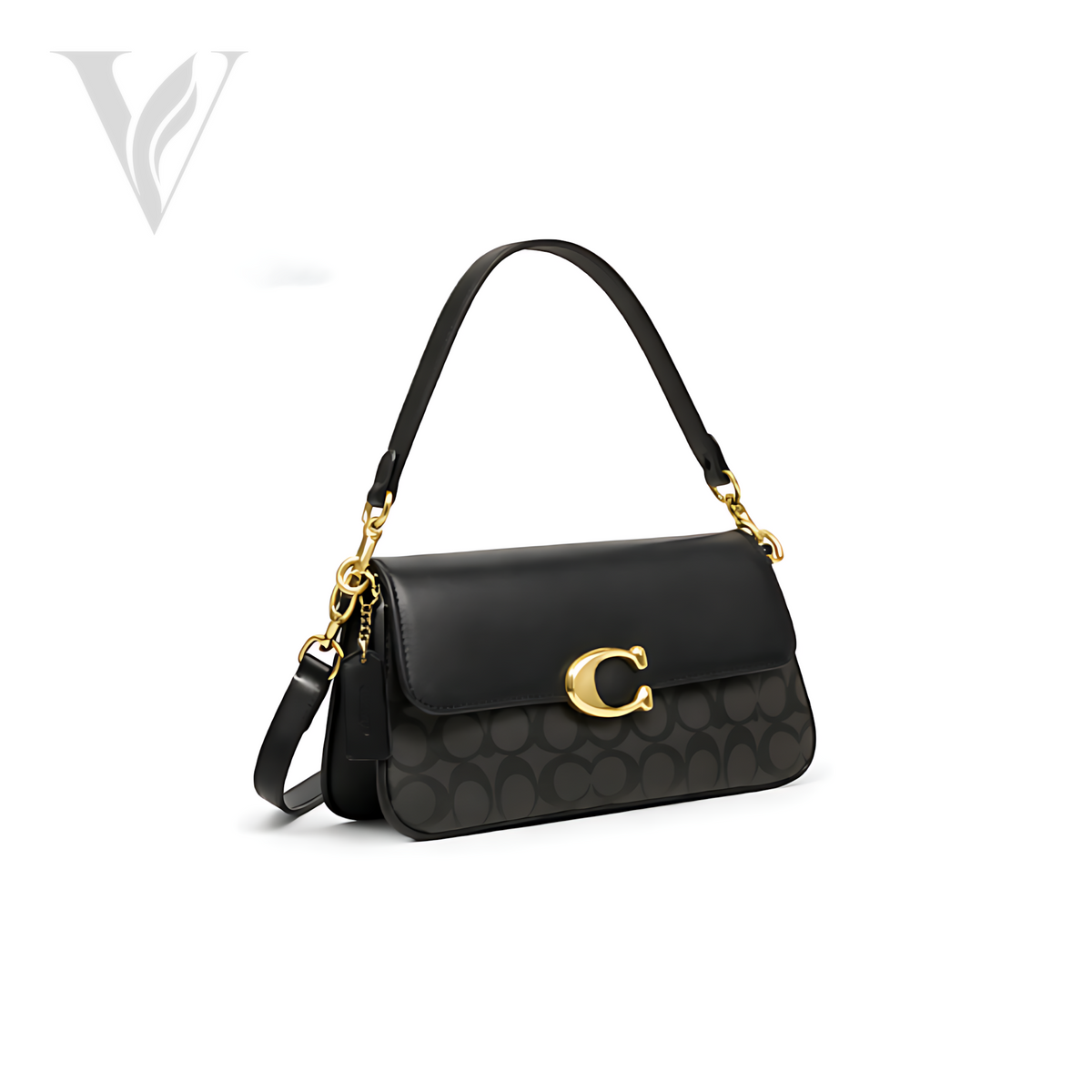 Coach Jet Shoulder Bag - Signature Canvas – View 2