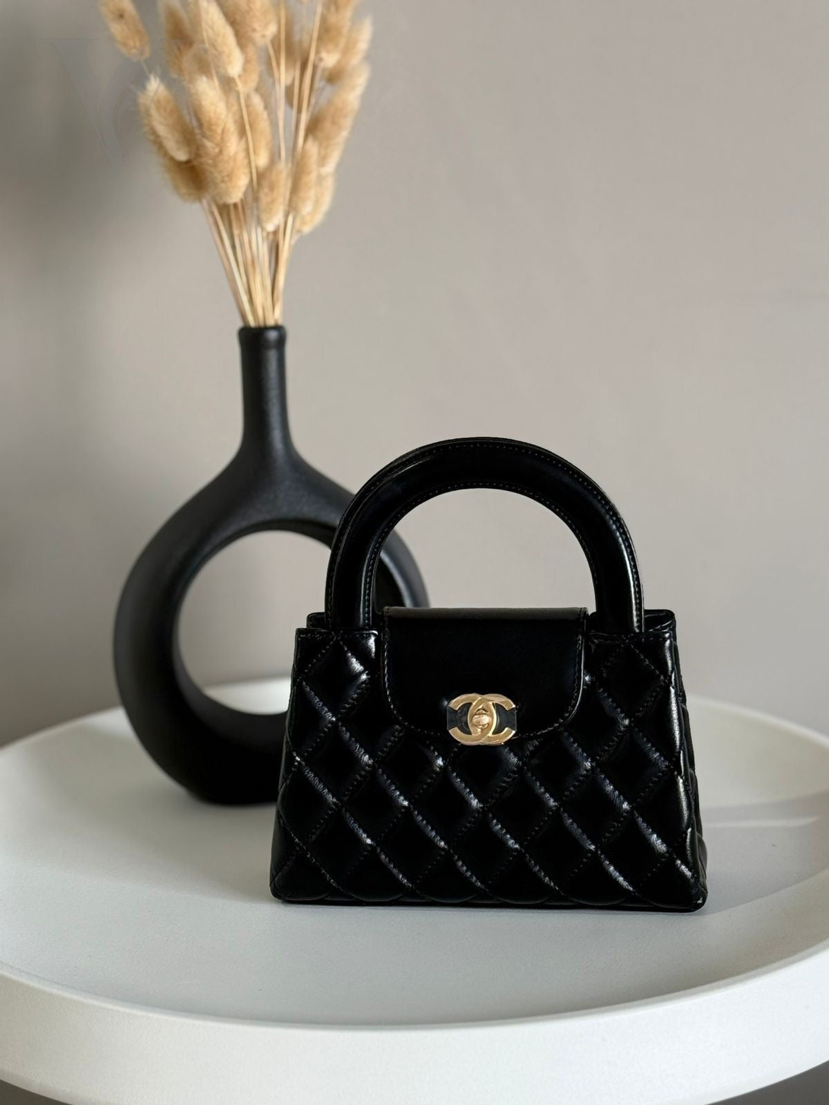 Chanel Small Kelly Mini Shopping Bag Shiny Bag – View 4