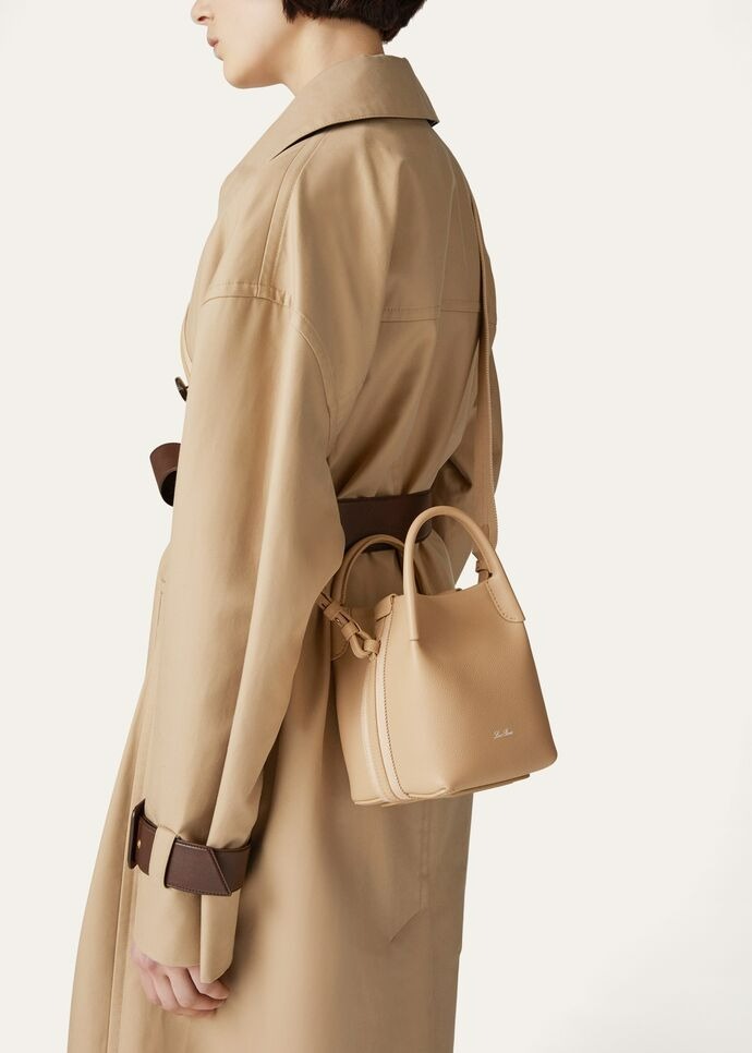 Sharp Micro Bale Grained Calfskin Bag - view 3