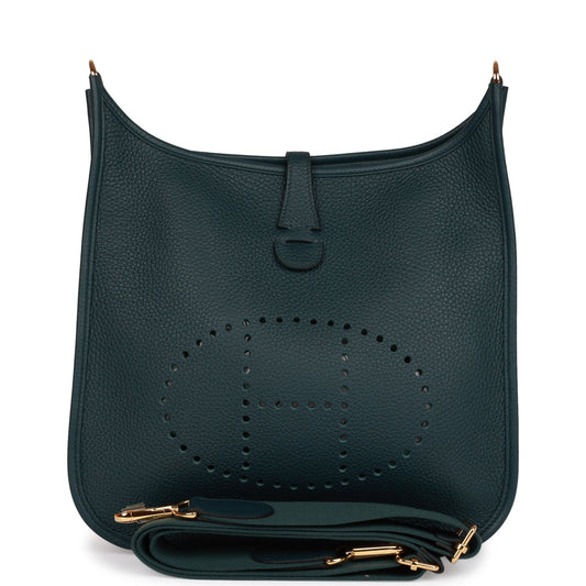 Elegant Evelyne Pm Vert Cypress Clemence Bag