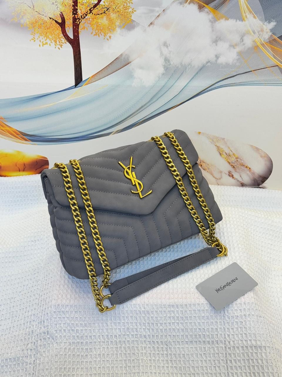Timeless Loulou Grey Golden Bag - view 4