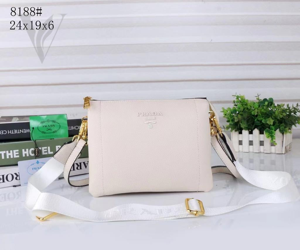 Prada Vitello Phenix Bianco Bag – View 4