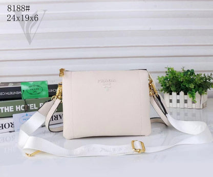 Prada Vitello Phenix Bianco Bag – View 4