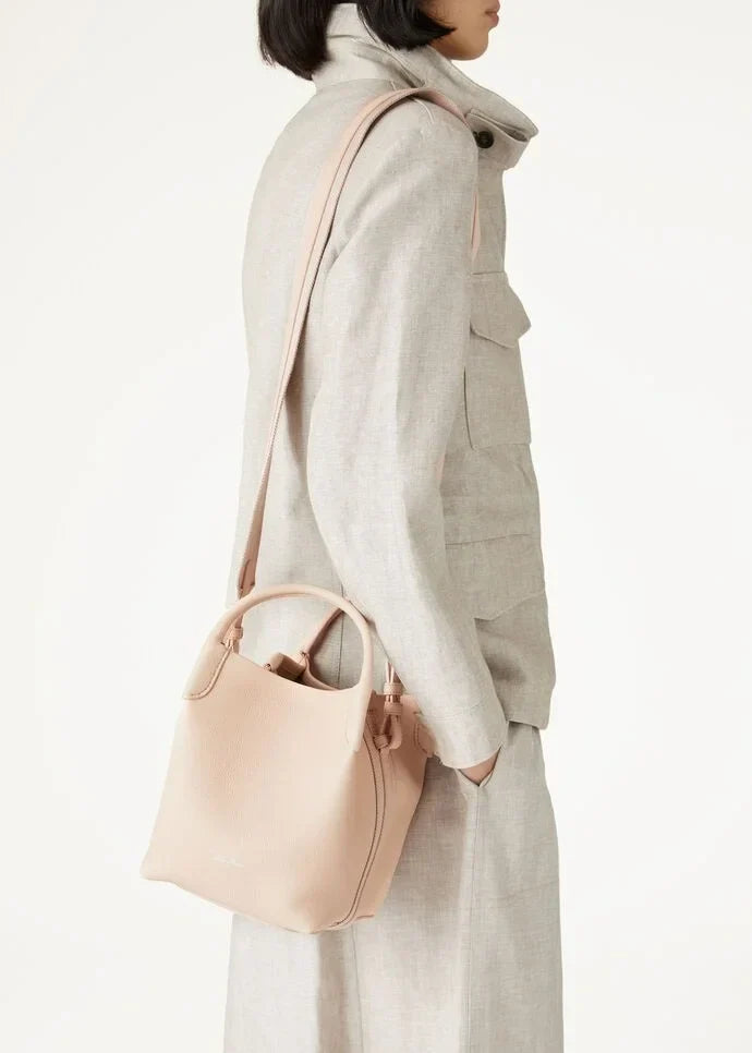 Dressy Small Bale Grained Calfskin Bag - view 2