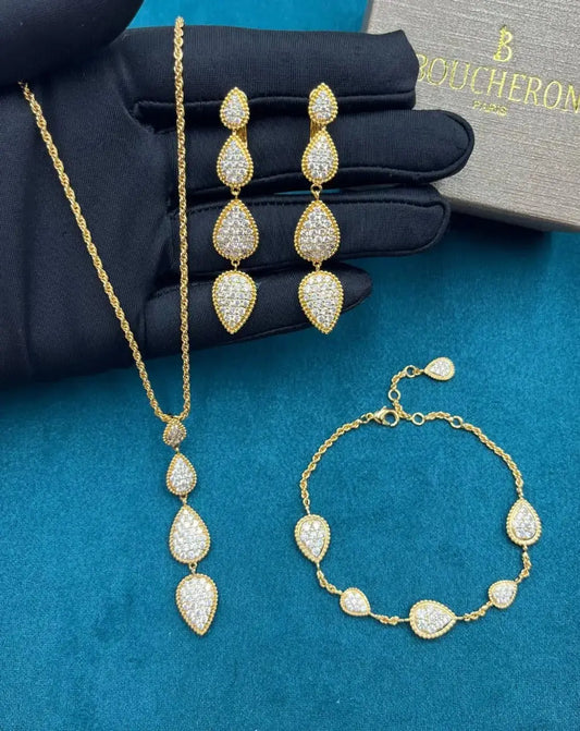 Elevated Boucheron Serpent Boheme Multi Motif Set Gold Diamonds - view 2