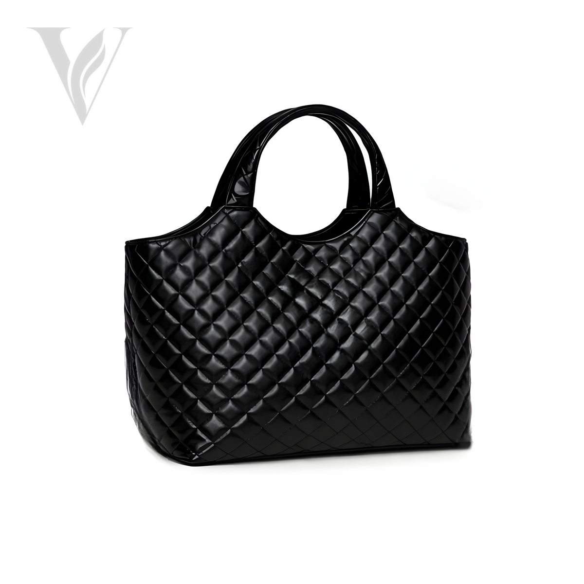 YSL Icare Maxi Quilted Bag - Black, Lambskin – View 2