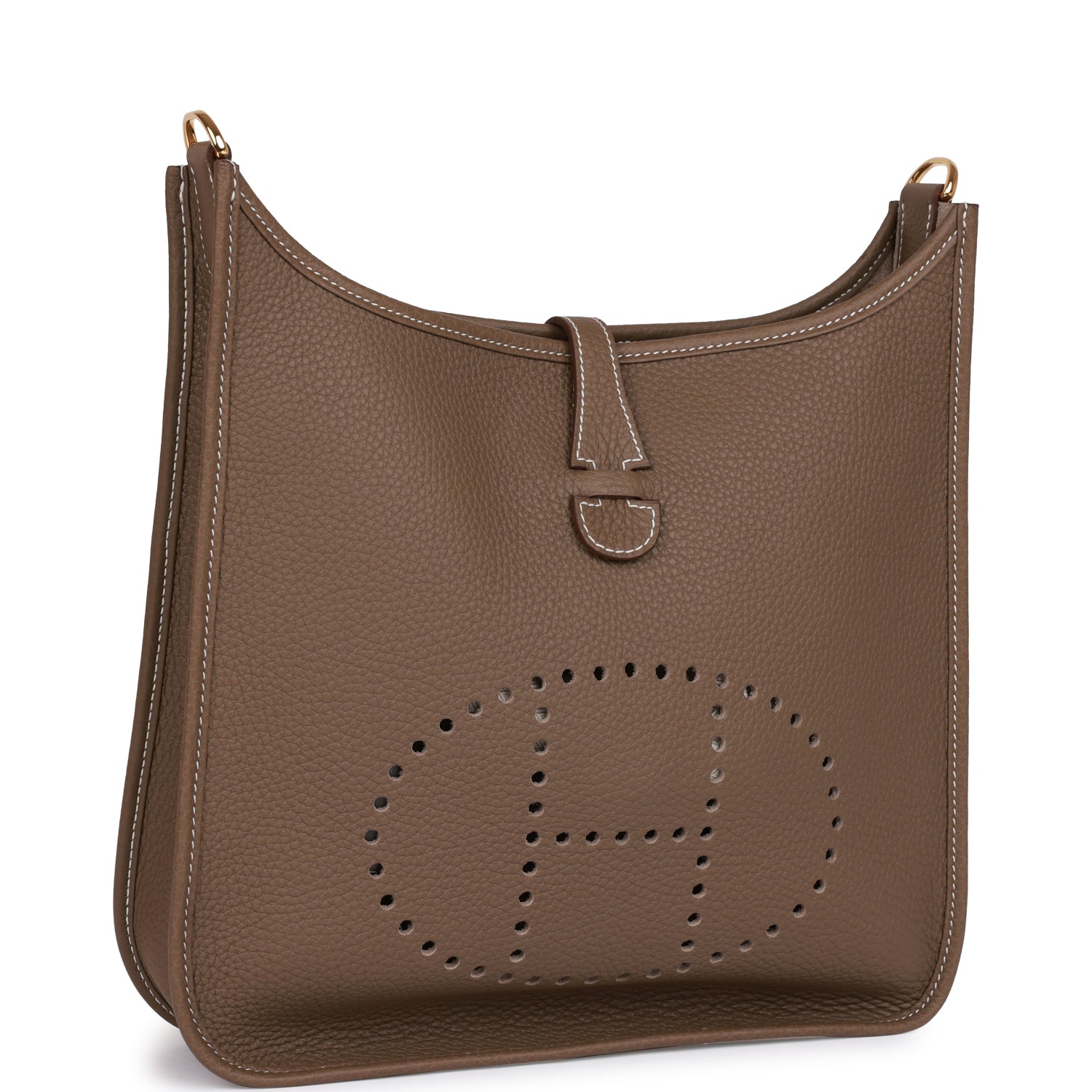 Premium-Look Evelyne Iii Pm Etoupe Clemence Bag - view 4