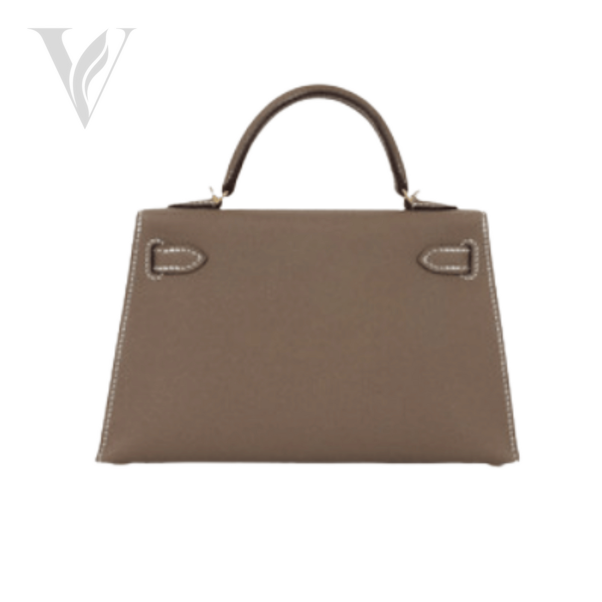 Hermès Kelly Mini Ii Sellier Bag - Etoupe Epsom Leather, Gold Hardware – View 2