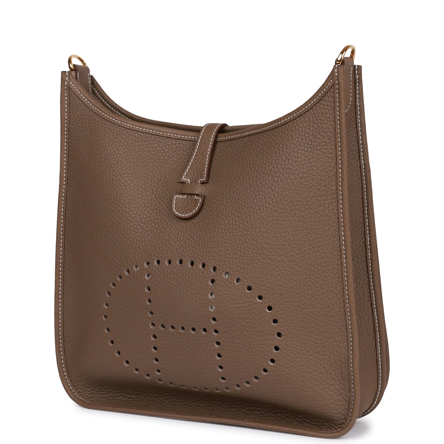 Premium-Look Evelyne Iii Pm Etoupe Clemence Bag - view 3
