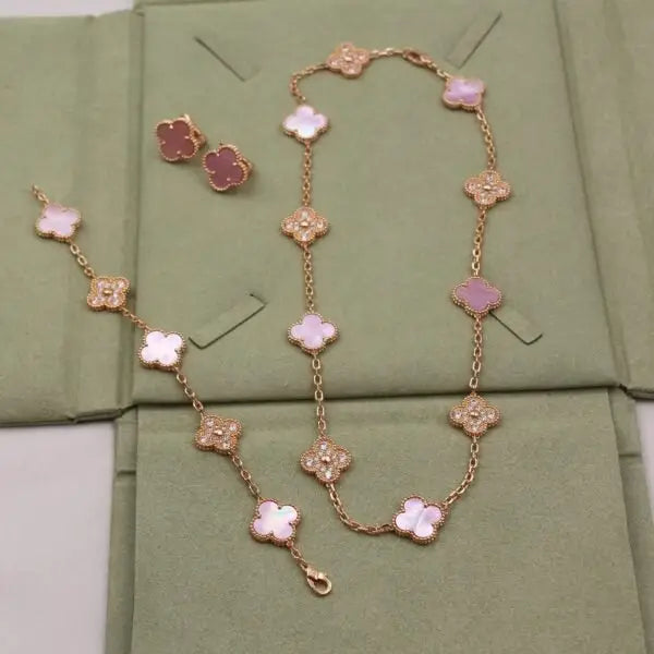 Premium-Look Bracelet Si Er Pink Pearl - view 6