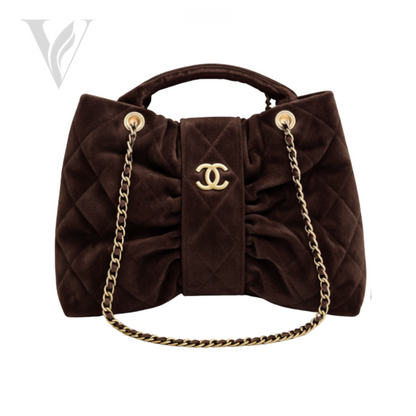 Chanel Bow Bag - Dark Brown