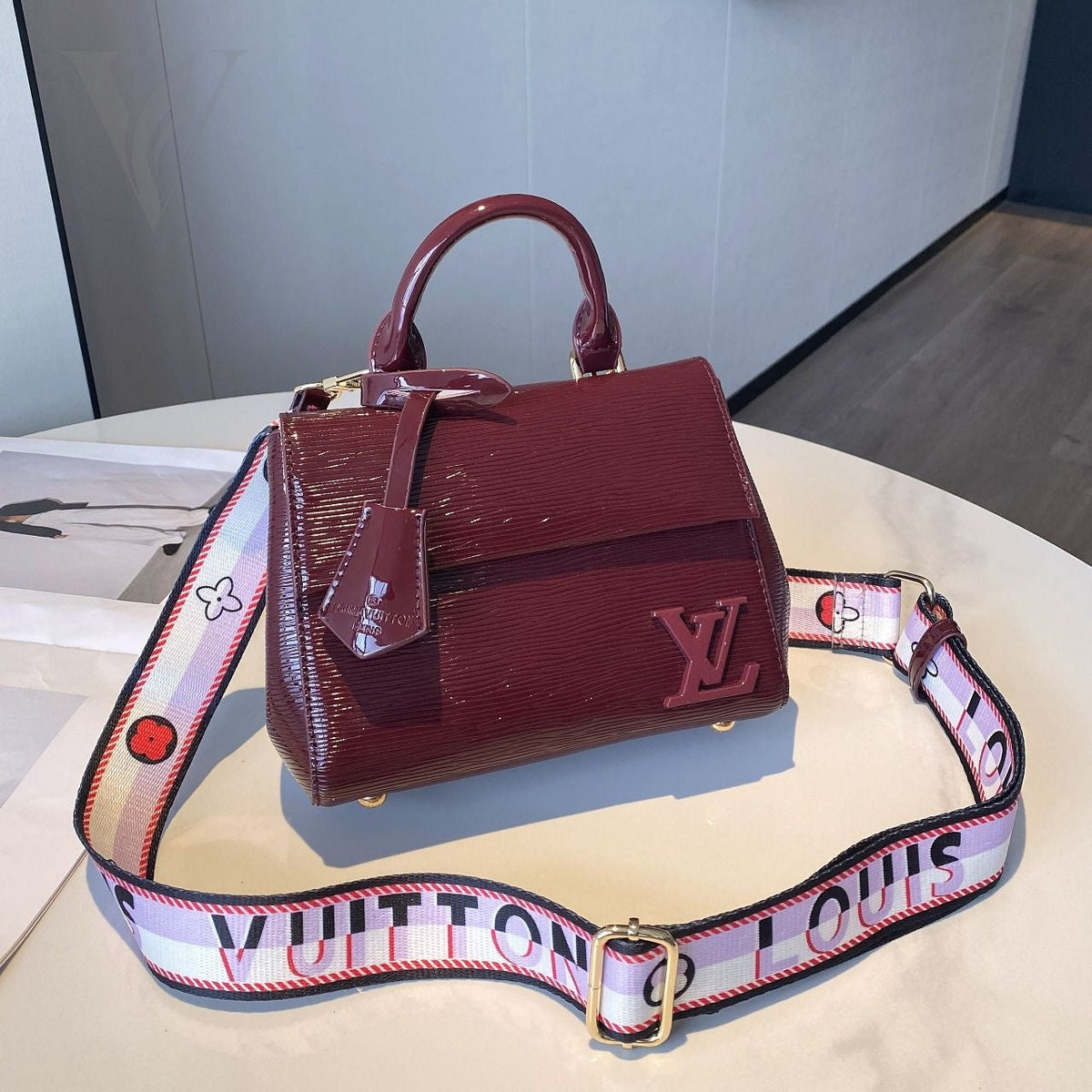 Louis Vuitton Cluny Mini Bag - Burgundy – View 4