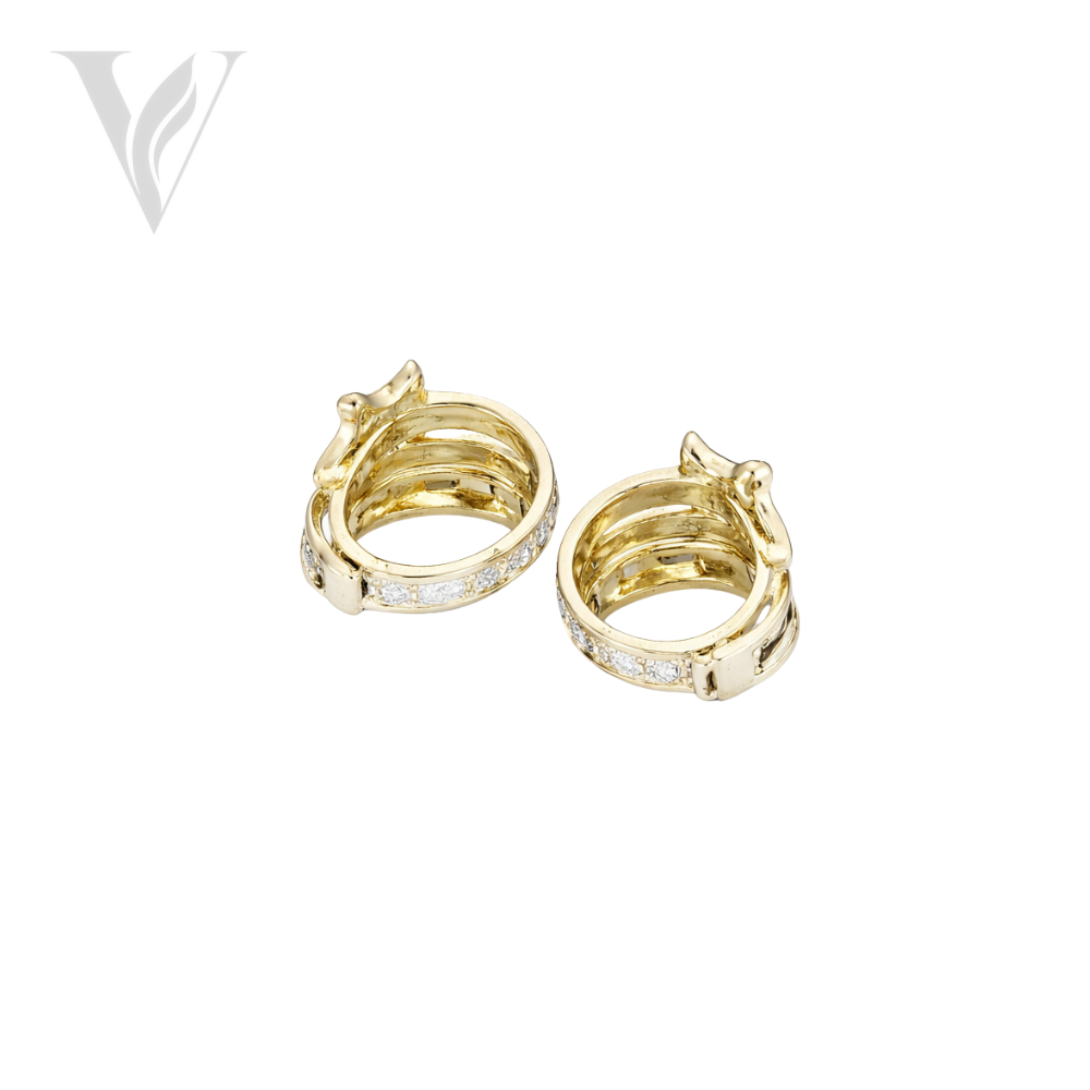 Chanel Byzantine Multi Stone Cc Earrings – View 2