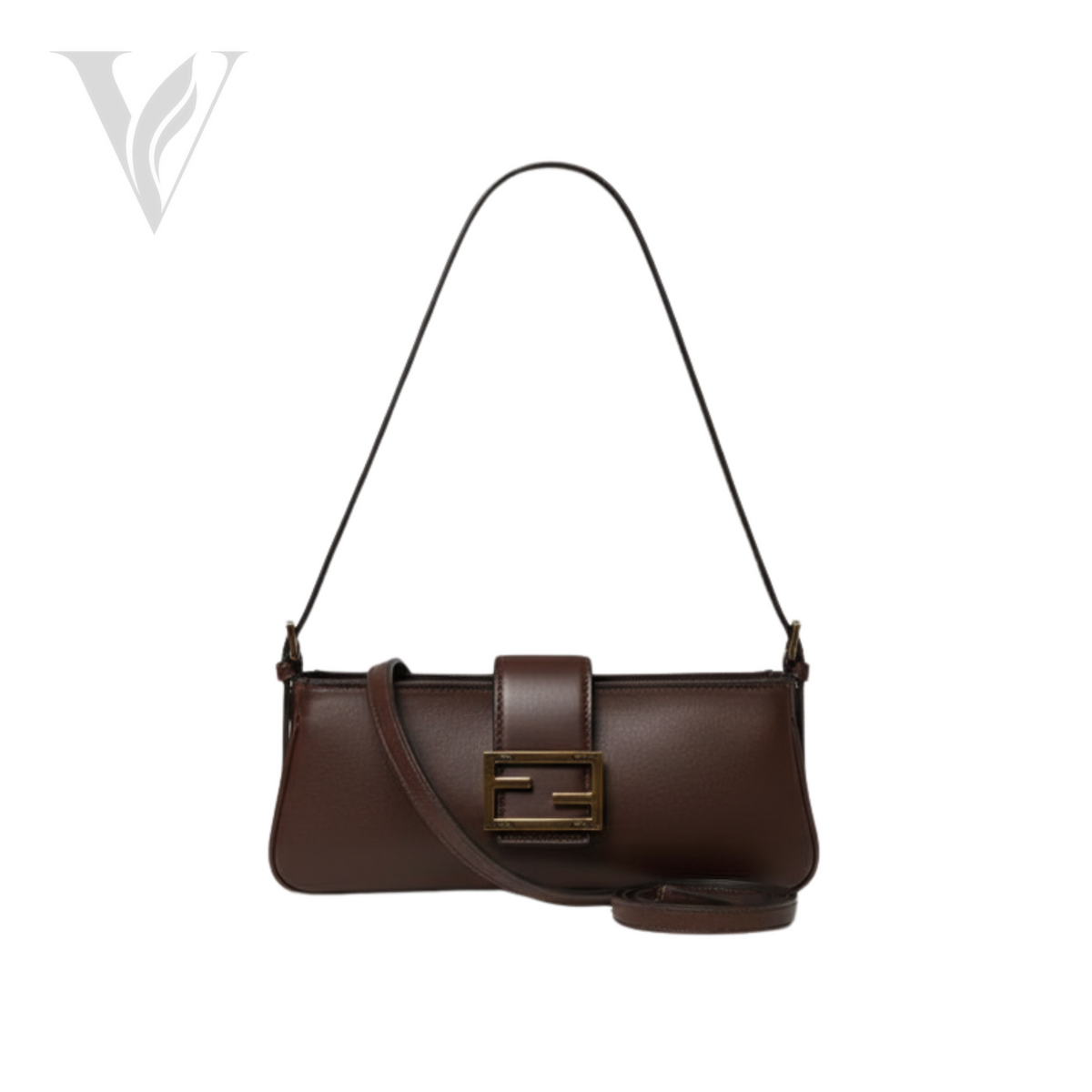 Fendi Shoulder Bag - Dark Brown