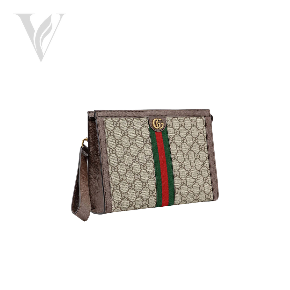 Gucci Ophidia Gg Mens Clutch - Brown – View 2