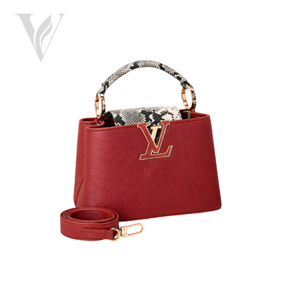 Louis Vuitton Capucines Mini Taurillon Bag - Burgundy