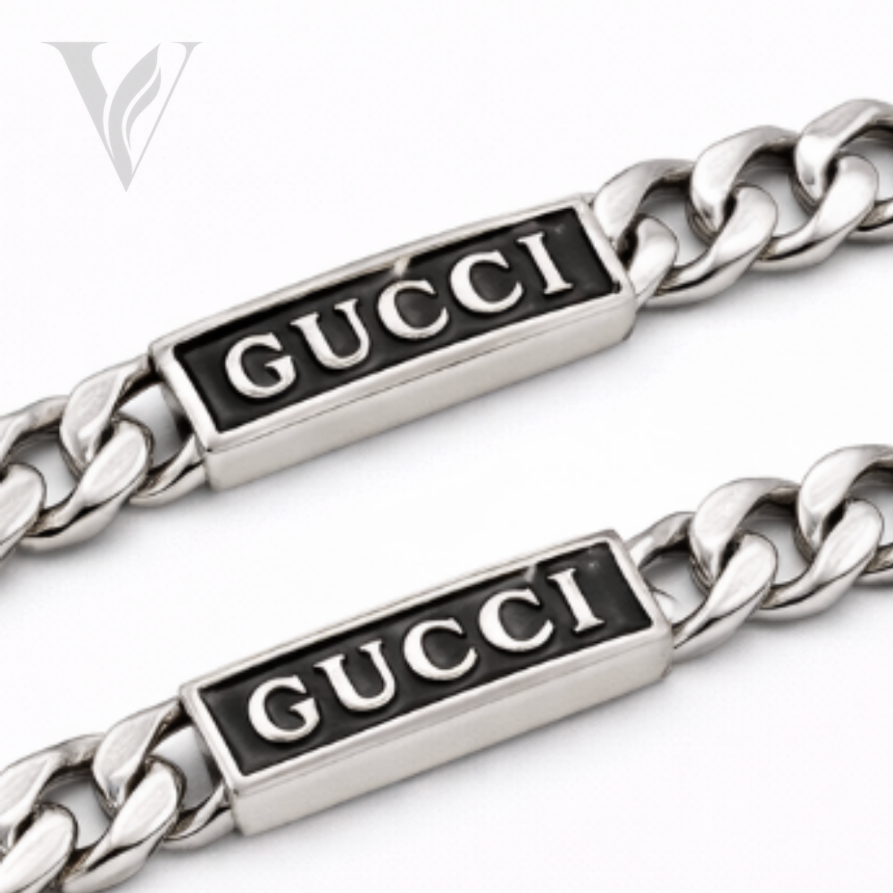 Gucci Everyday-Luxe Logo Plate Chain Bracelet - Silver – View 3
