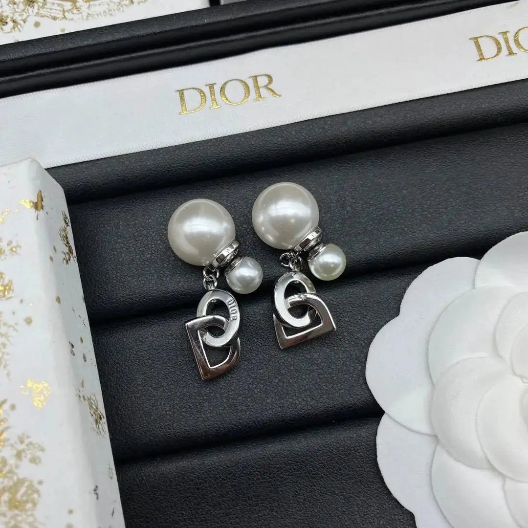 Clean-Finish Cd Navy Pearl Earrings Si Er - view 4
