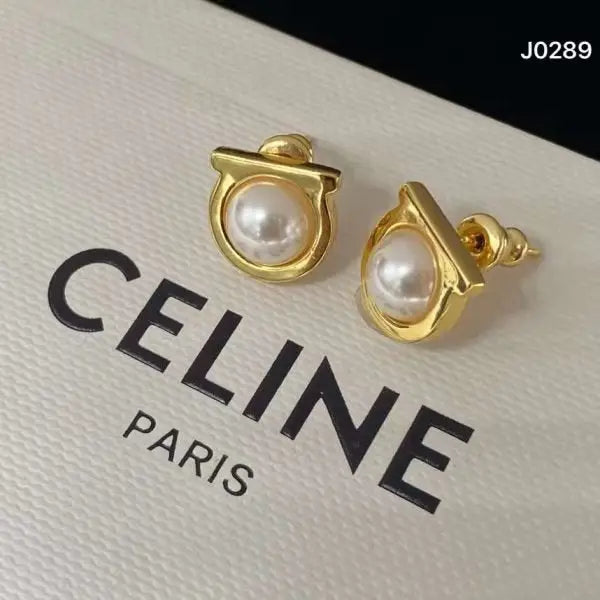 Elevated Rhinestone Hoop Earrings Gold - view 5