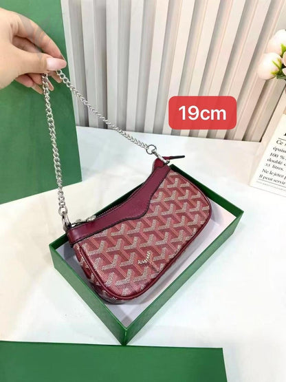Goyard Hirondelle Bag - Burgundy – View 4