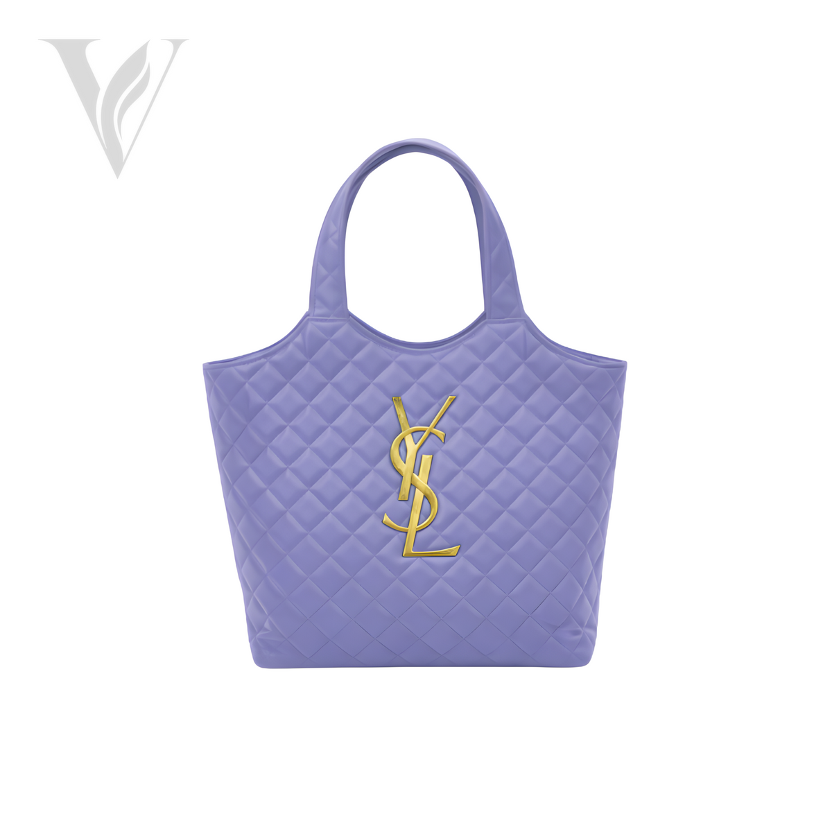 YSL Icare Maxi Powder Bag - Blue, Lambskin