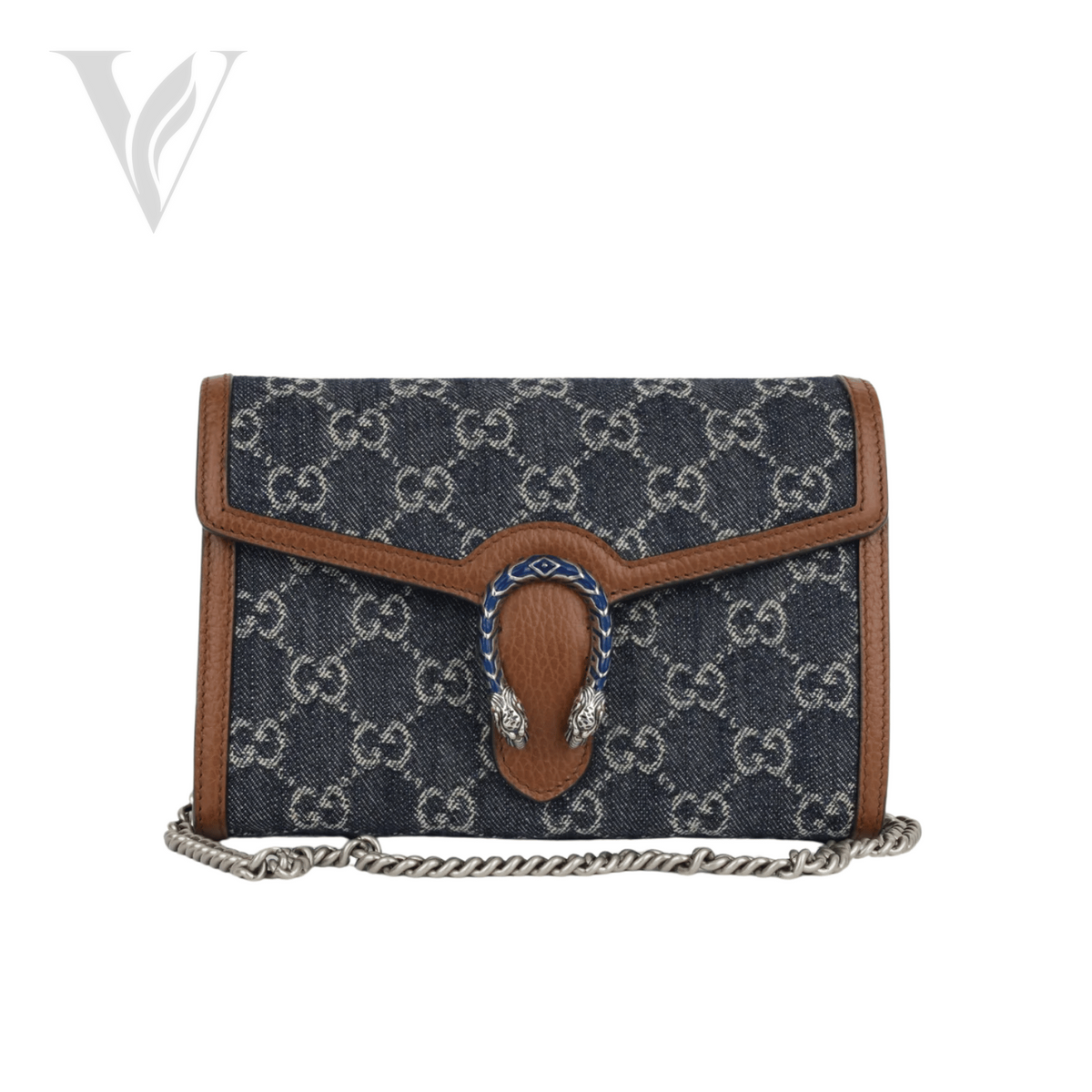 Gucci Dionysus Wallet on Chain - Blue
