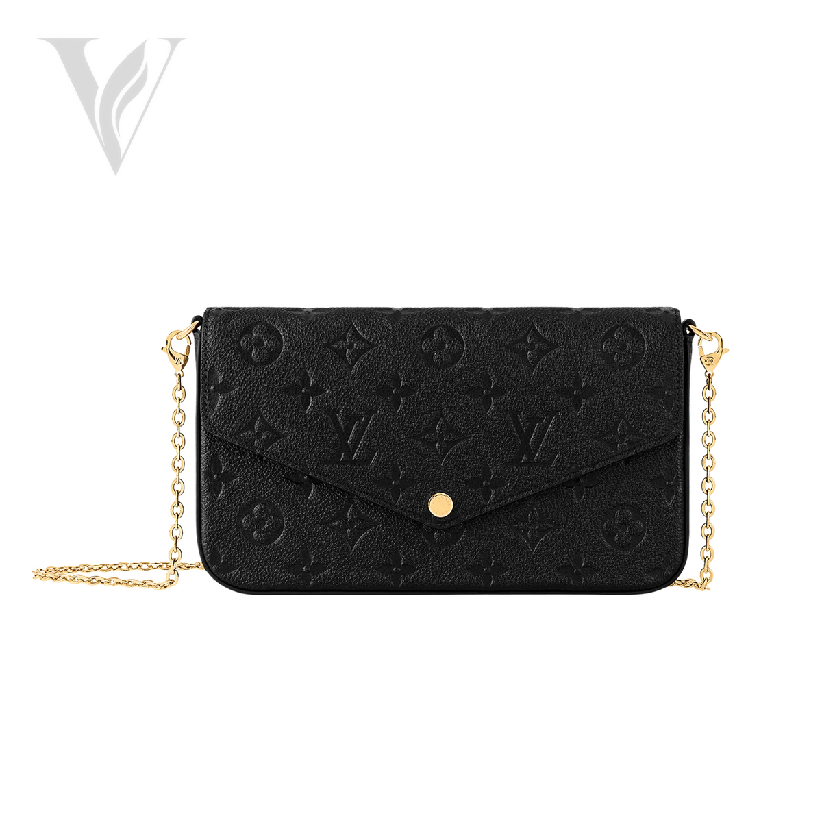 Louis Vuitton Félicie Pochette Monogram Empreinte Leather Bag