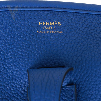 Hermès Evelyne Iii PM Bleu Royal Maurice Bag - Gold Hardware – View 6