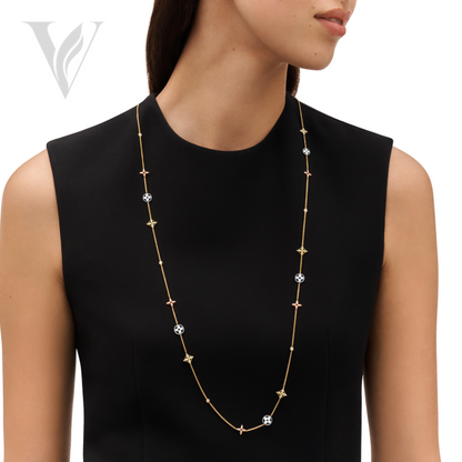 Louis Vuitton Idylle Blossom Sautoir 3 Golds - Diamond Detail – View 3