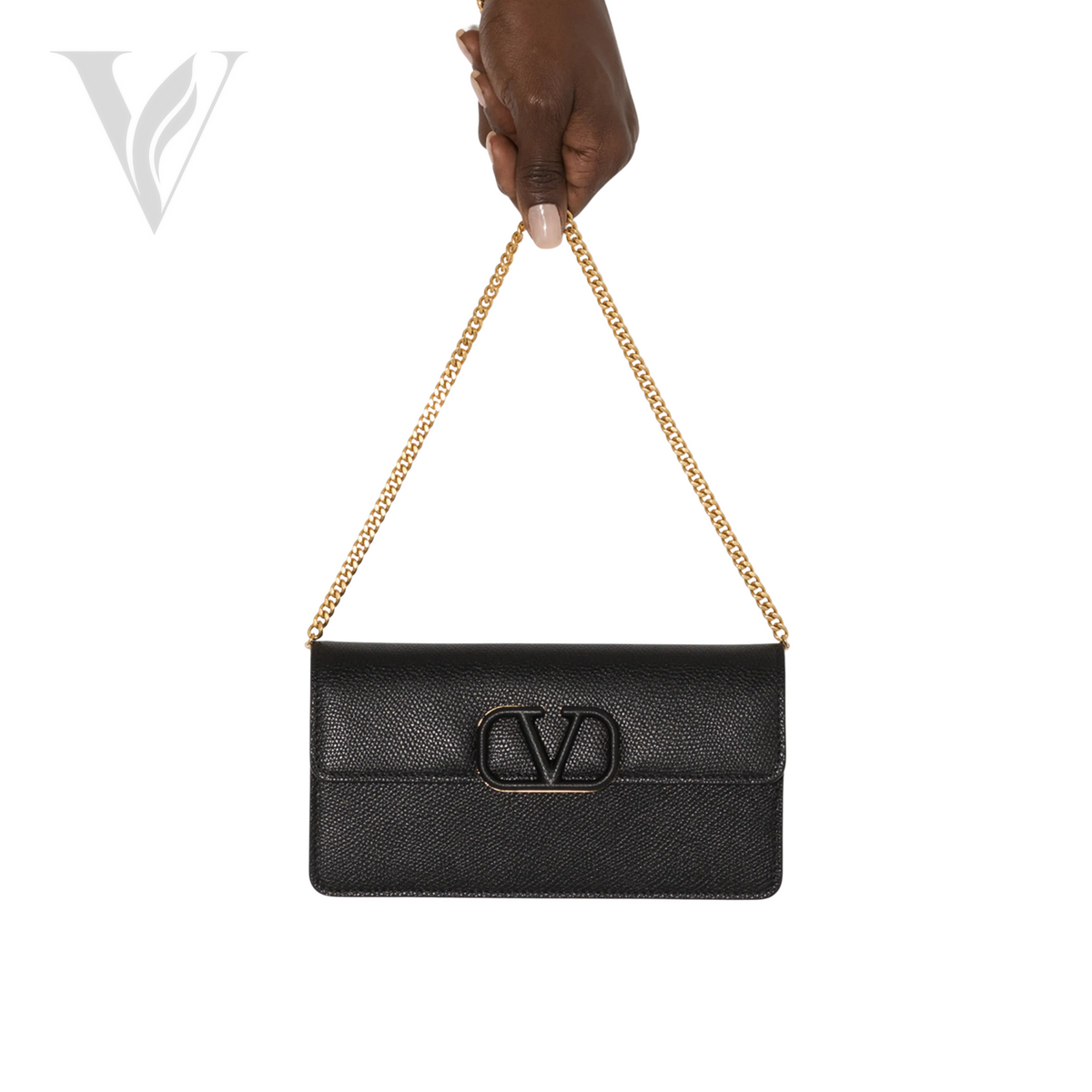Valentino Garavani Bag Vlogo Grained Leather Mini Bag – View 2