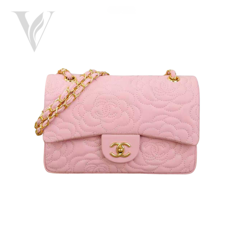 Chanel Classic Double Flap Bag - Pink