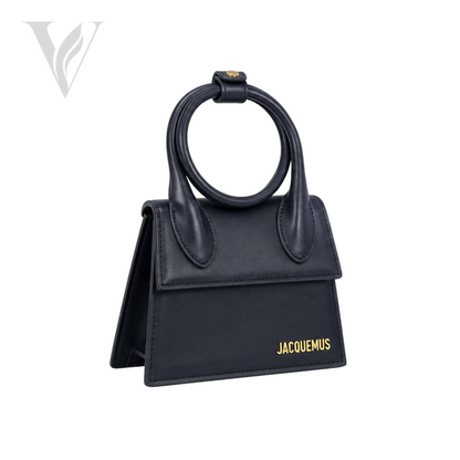Jacquemus Le Chiquito Noeud Bag - Navy Blue – View 2