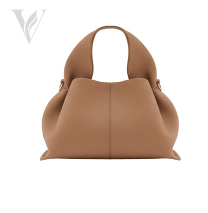 Polène Numéro Neuf Mini Textured Taupe Bag - Leather