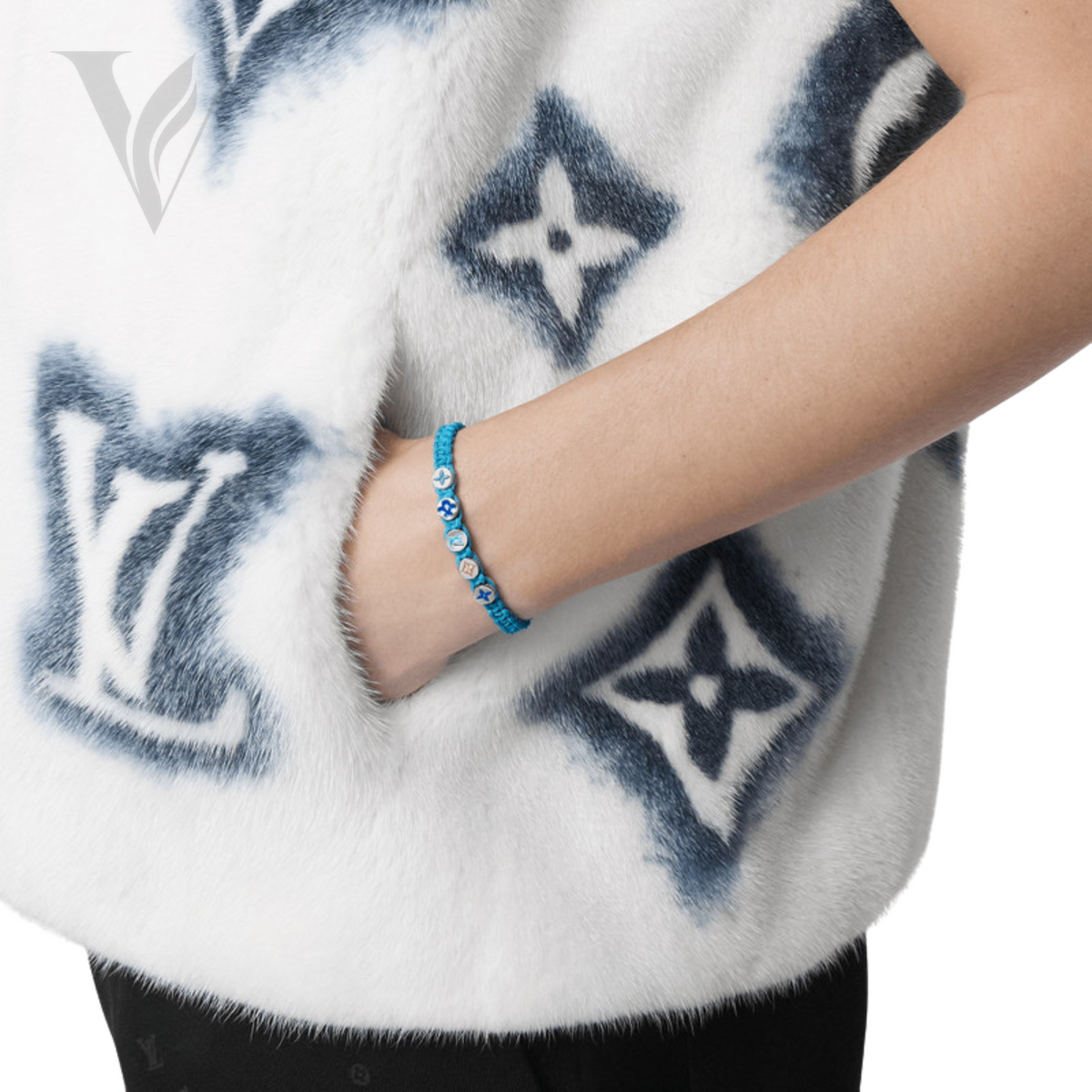 Louis Vuitton Colours Braided Monogram Bracelet – View 7