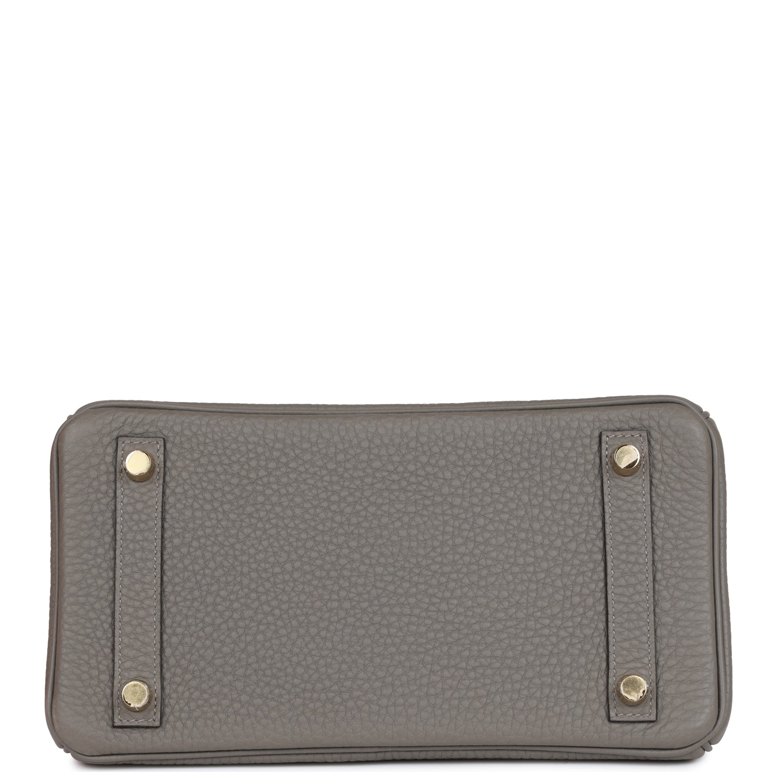 Detailed Structured Carryall 25 Gris Meyer Togo Bag - view 5