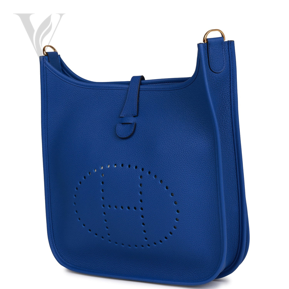 Hermès Evelyne Iii PM Bleu Royal Maurice Bag - Gold Hardware – View 2