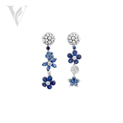 Van Cleef & Arpels Blue S Phires - Silver, Diamond Detail, Sapphires – View 2