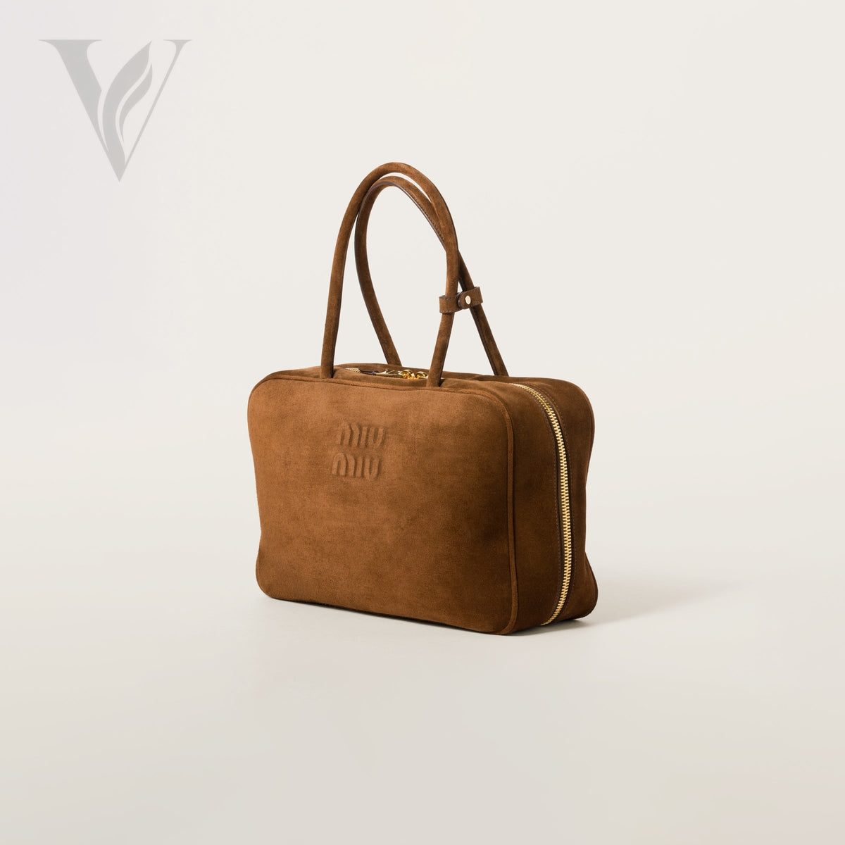 Miu Miu Leather Beau Bag Briarwood Bag - Brown – View 2