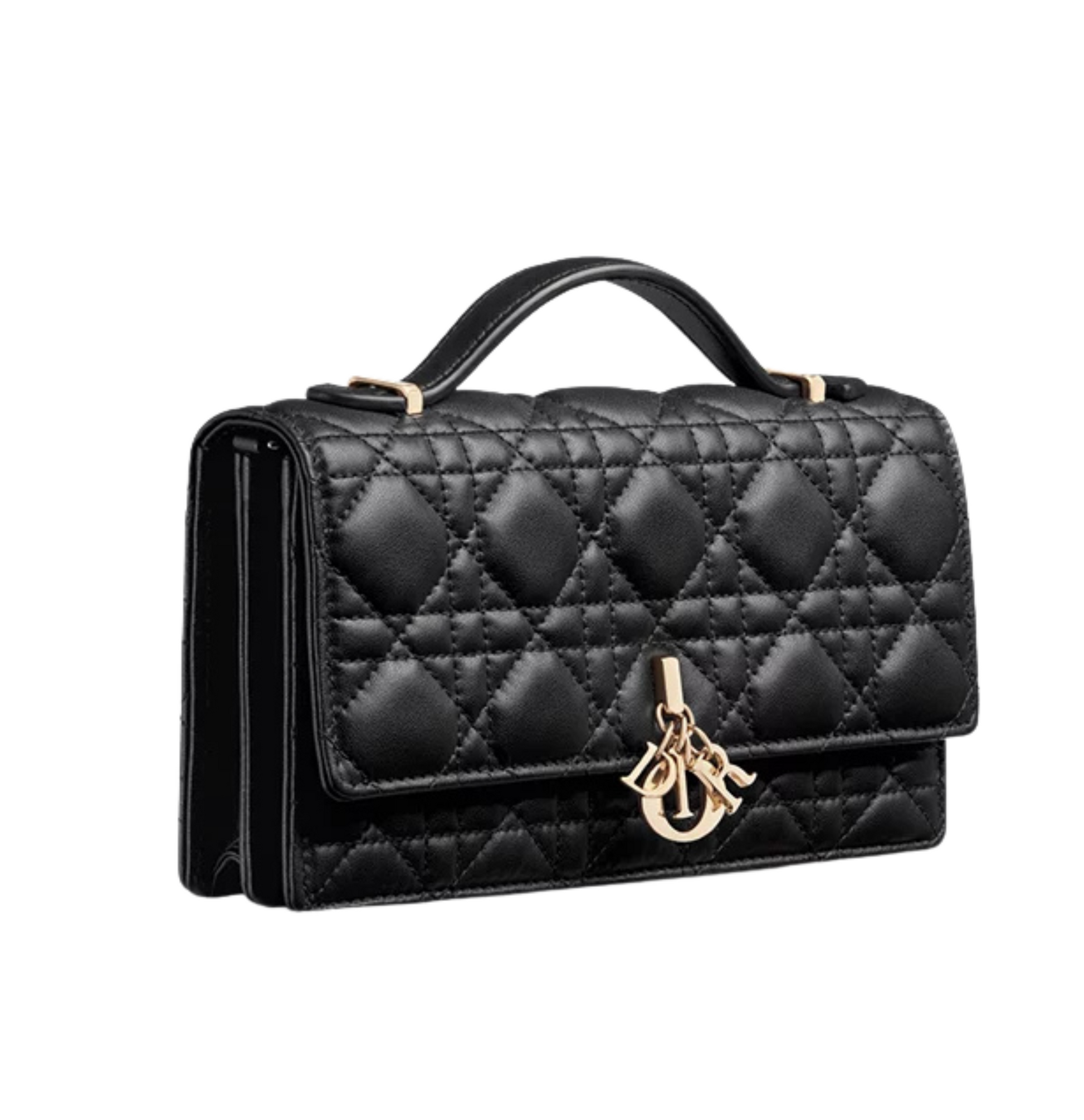 Elegant My Mini Black Cannage Lambskin Bag - view 2