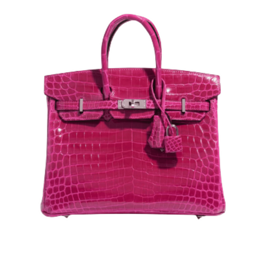 Elegant Structured Carryall Croc Bag