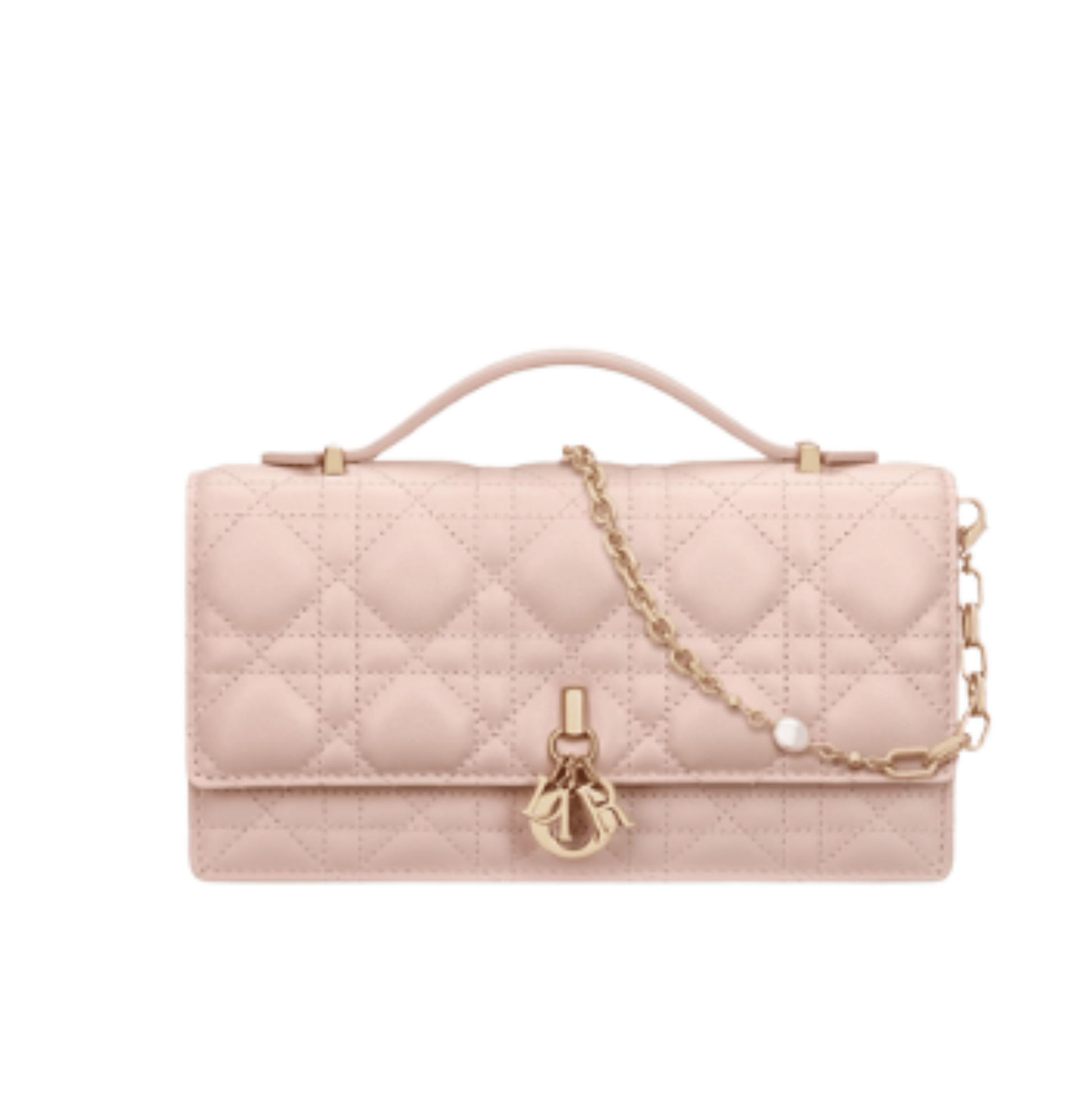 Sharp My Mini Pink Cannage Lambskin Bag